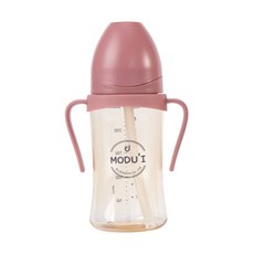 블루마마 모두아이 PPSU 빨대컵 260ml, 핑크, 1개