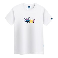 진마니아 MG 스팽글 자수 라운드 남녀공용 빅사이즈 반팔티 TS-808