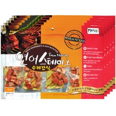 프롬네이쳐 스테이크 반려동물 수제간식 300g, 연어 큐브, 5개