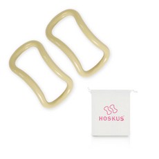 호스커스 요가링 하드형 2p + 파우치, 베이지