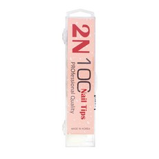 투엔 프로페셔널 숏오발 네일팁 100p, 1개, 내추럴
