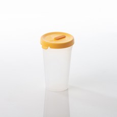 나인웨어 프렌즈 콜드컵 L, 파스텔옐로우, 450ml, 1개