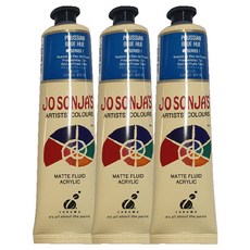 조소냐 아크릴 과슈 물감 125 Prussian Blue Hue 3p, 75ml, 1색