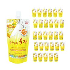 아람농장 유자 주스, 138ml, 30개
