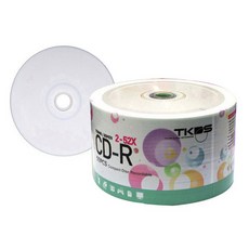 TKDS 可打印 52x 包裝 CD R 空白光盤 50p, 單品
