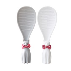 예쁘게 앉아있는 고양이 주걱, 그레이, 화이트, 2개