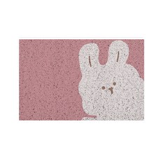 알럽홈 애니멀프린팅 논슬립 발매트 40 x 60 cm, 토끼, 1개
