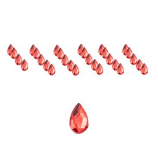 네일은재료빨 드롭 네일 평스톤, 11 레드, 30개