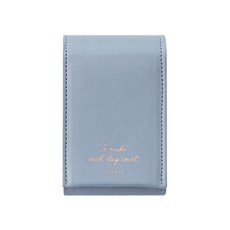 아이코닉 슬릿 립스틱 파우치 손거울, Pale blue
