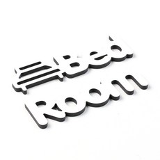 클라마 픽토 도어사인 디자인문패 Bed Room, 화이트