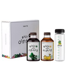 미담은 이화 아로니아초 500ml + 바나나 500ml + 보틀 세트, 1세트
