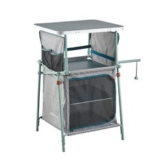 데카트론 접이식 캠핑 캐비넷 수납 테이블, 버디그린, 1개