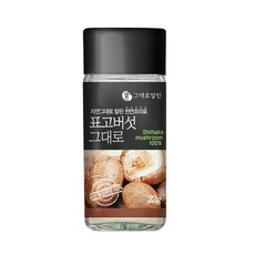 말린 표고버섯 그대로 채소가루, 22g, 1개