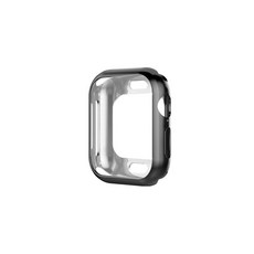 코쿼드 애플워치 프리미엄 TPU 케이스 44mm, 블랙, 1개