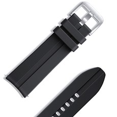 삼성전자 갤럭시 액티브 1/2/워치3 20mm 스포츠 스트랩 ET-SFR85 (40/41/42mm 호환 가능), 블랙, 1개