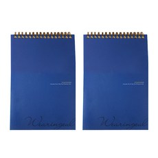 wearingeul Impression Premium 딥펜 만년필 전용 Blank Note A5, 혼합색상, 2개
