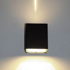 LED 사각 빔 벽등, 블랙