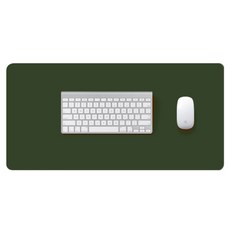콩 K office 심플 컬러 테이블 키보드 패드 60 x 40 cm + 버클스트랩, 올리브, 1개