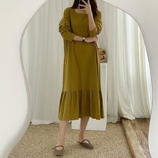 보리맘 벗드 리본 임산부 원피스 Y302