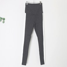 이얀 날씬하게 옆줄 임산부 봄가을 레깅스
