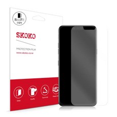 스코코 리얼핏 휴대폰 액정보호필름 2p 세트, 1세트