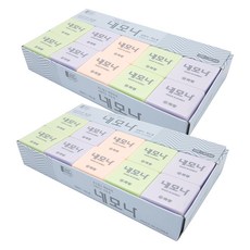 화랑 네모나 지우개 700, 단일색상, 60개
