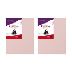Artmate 帆布顏色F型粉紅色2p, 棉布