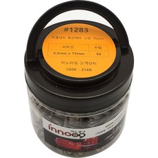 이노공구 둥근머리 스텐 직결나사 4.2 x 75 mm 1283, 1개