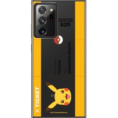 포켓몬스터 피카츄 비행기표 클리어 휴대폰 케이스