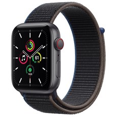 Apple 2020년 Watch SE GPS + Cellular 44mm, Space Gray Aluminium(Case), Charcoal(Sport Loop)