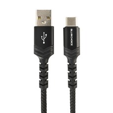블루초이스 C타입 USB 고속충전 케이블 3m + 벨크로 타이