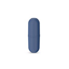 트리피그 알약멀티컵 여행용 휴대용 칫솔케이스 블루 그레이, 148g, 1개