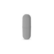 트리피그 알약멀티컵 여행용 휴대용 칫솔케이스 패쉬 그레이, 148g, 1개