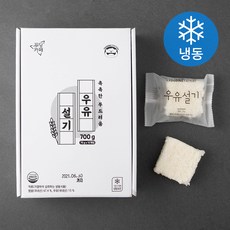 푸딩팩토리 우유설기 (냉동), 700g, 1개