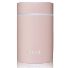 HiKaRi 스텐 보온 도시락통, 핑크, 280ml