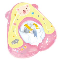 나이비 스윔맘 아기 보행기 튜브, 핑크, 1개