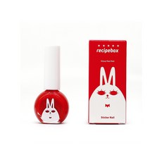 레시피박스 어린이 수성 매니큐어 10ml, 글로시 펄레드, 1개