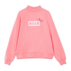 MSGM 여성 큐피드 박스 로고 맨투맨