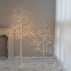 미스모네 브리치 자작나무 LED 무드등 5사이즈, 화이트