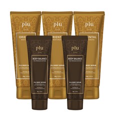 플루 오리엔탈 바디스크럽 180g x 3p + 바디밸런스 더 프리미엄 에디션 바디스크럽 50g x 2p, 1세트