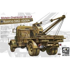 AFVCLUB 35279 1/35 Kfz.100 Bussing Nag 4500A W/ Bilstein 3T Crane 塑料模型, 1個