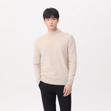마인드브릿지 남성용 캐시미어 하프 터틀넥 니트 MUKT71B2
