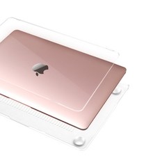 오펜트 맥북 2020 에어13인치 M1 A2179 A2337 투명케이스 + 키스킨 + 먼지방지마개 색상랜덤, 케이스(투명), 키스킨(랜덤발송)