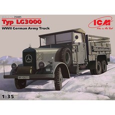 ICM 1:35型LG3000二戰德軍6輪卡車35405塑料模型裝甲車