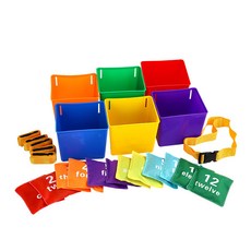 KesB Sports 數字豆袋籃動作棋盤遊戲, 混色