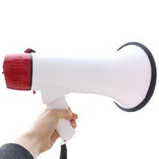 30W高性能多功能大聲公大型擴音器 大, 單品, 紅色的