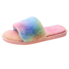 올나인 여성용 에이홉 코튼캔디 털슬리퍼