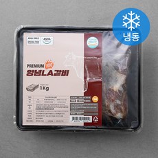 아샤스마일 미국산 양념LA갈비 구이용 (냉동), 1kg, 1개