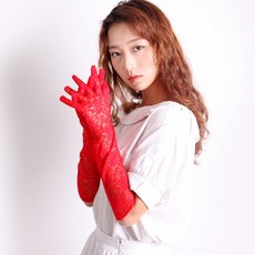 섹시망사 롱장갑 38cm