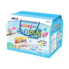 아모스 스노우매직 레인보우 스노우매직 7색 + 아이클레이 3색 세트, 1세트, 10종